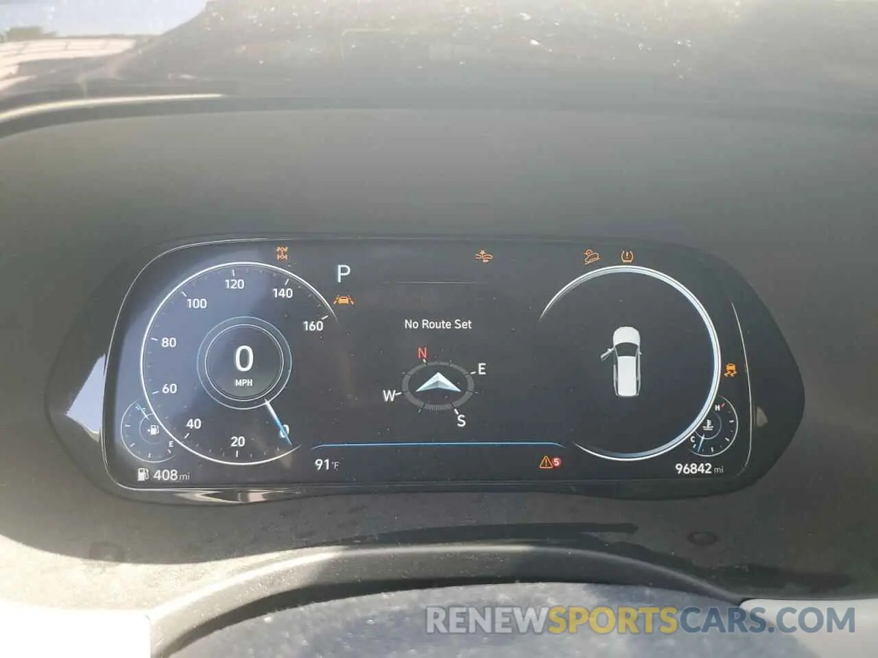 9 Photograph of a damaged car KM8R5DHE9MU193484 HYUNDAI PALISADE 2021