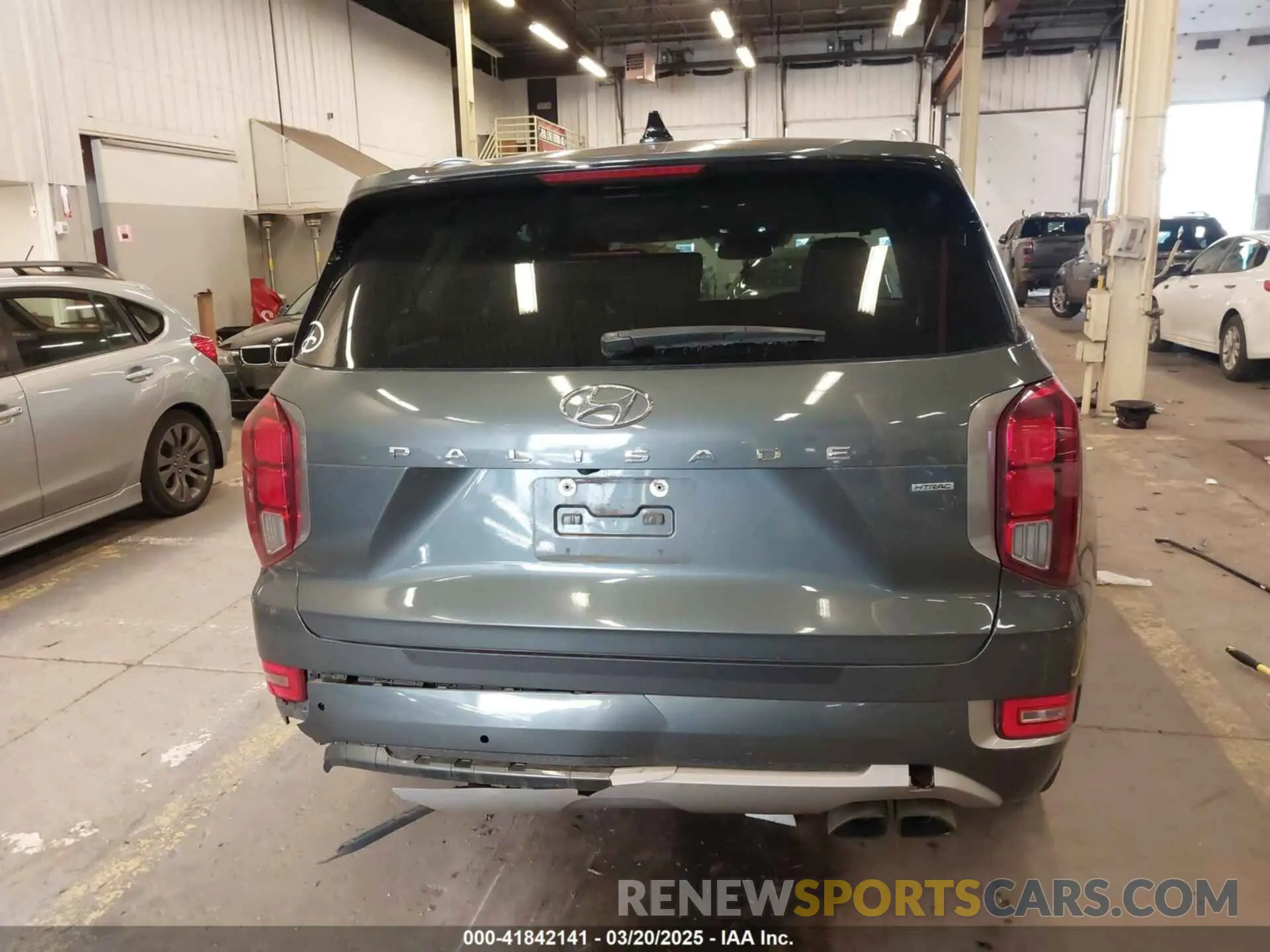 16 Photograph of a damaged car KM8R5DHE9MU214902 HYUNDAI PALISADE 2021