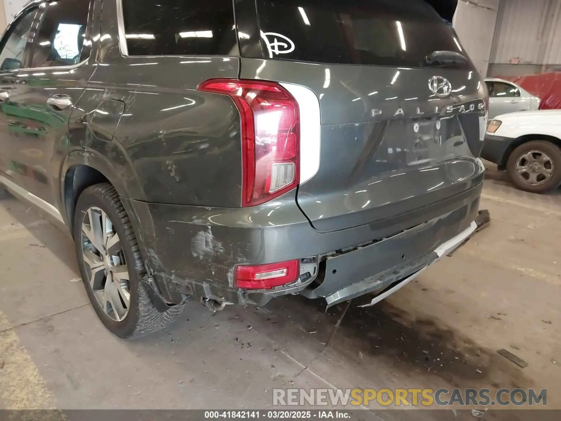 20 Photograph of a damaged car KM8R5DHE9MU214902 HYUNDAI PALISADE 2021