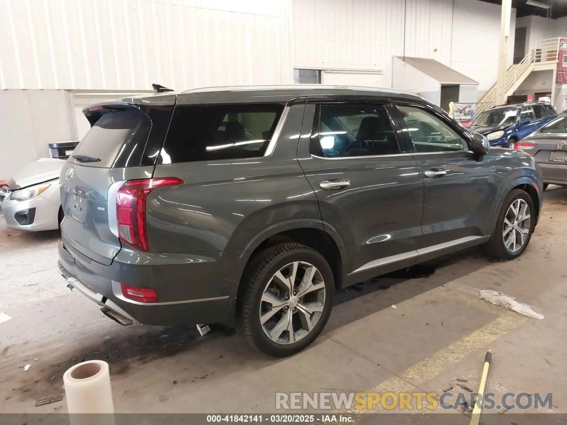 4 Photograph of a damaged car KM8R5DHE9MU214902 HYUNDAI PALISADE 2021