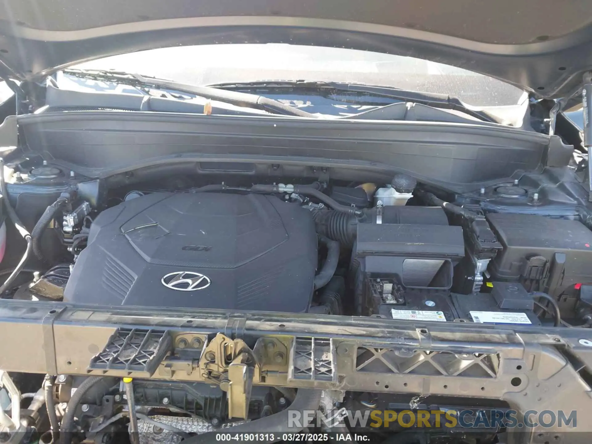 10 Photograph of a damaged car KM8R74HE0MU260323 HYUNDAI PALISADE 2021