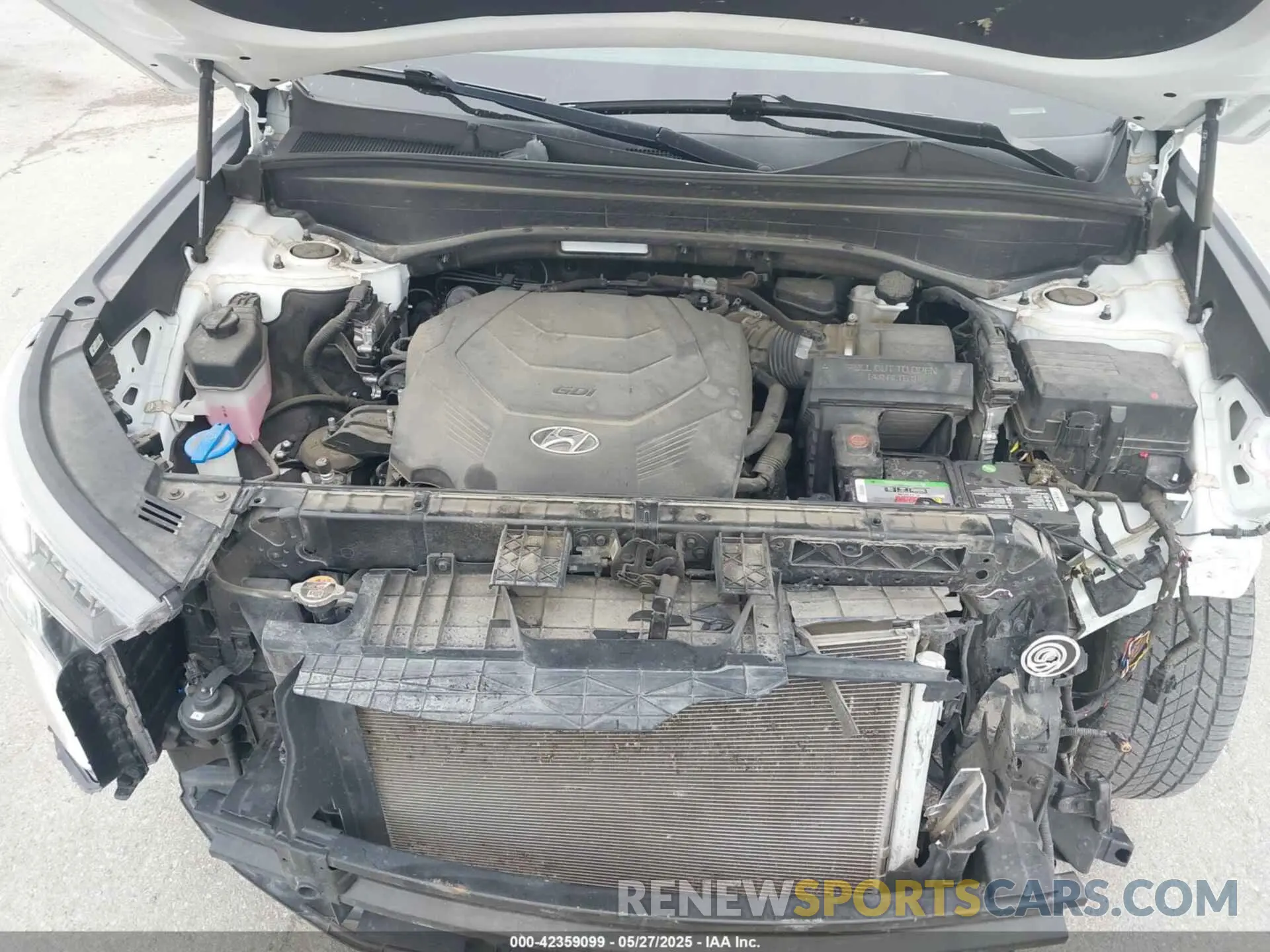 10 Photograph of a damaged car KM8R74HE1MU253459 HYUNDAI PALISADE 2021