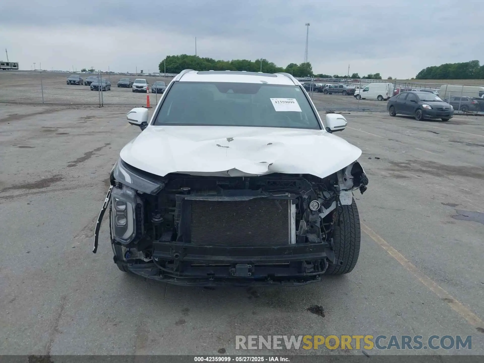 12 Photograph of a damaged car KM8R74HE1MU253459 HYUNDAI PALISADE 2021