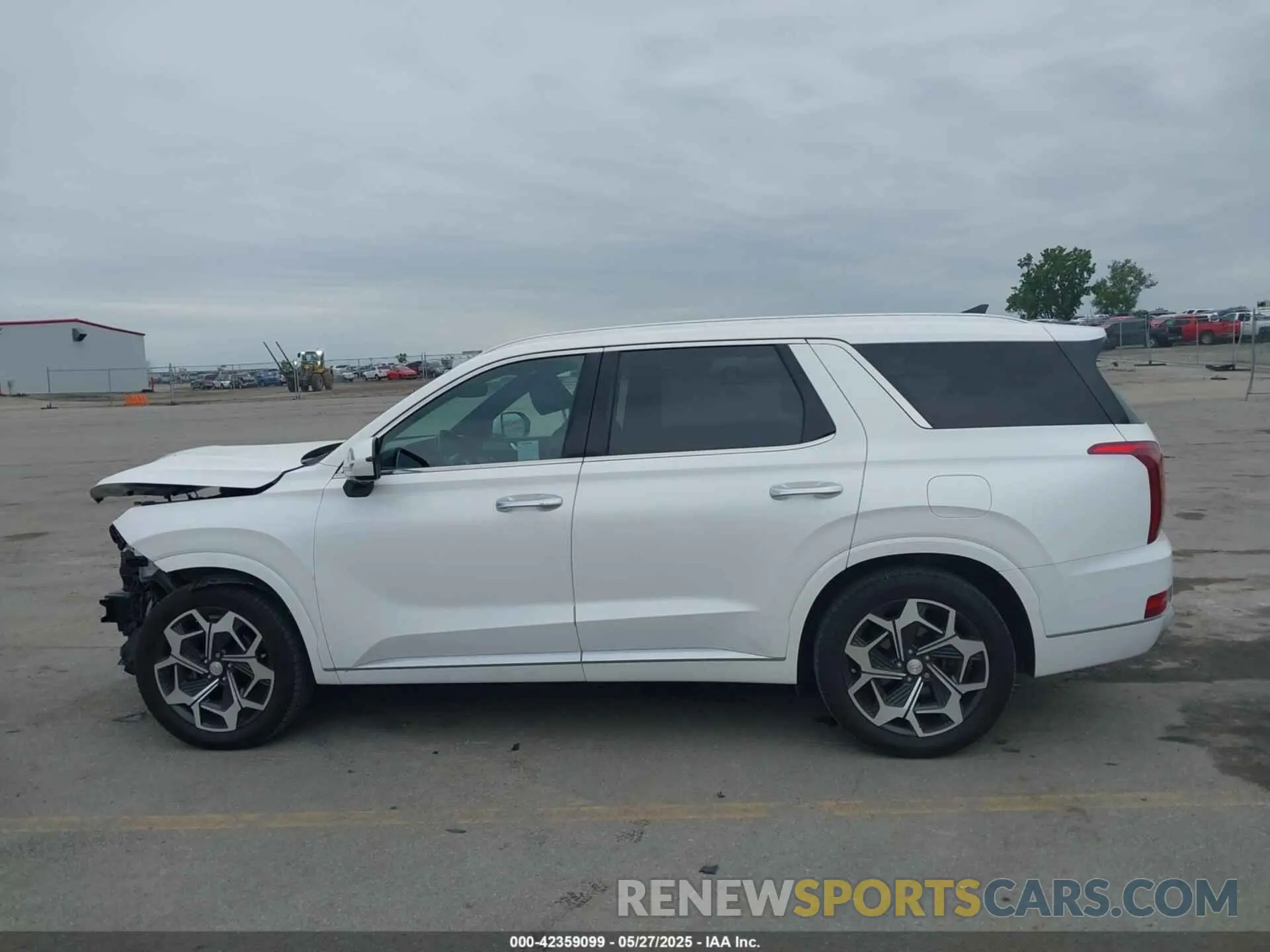 14 Photograph of a damaged car KM8R74HE1MU253459 HYUNDAI PALISADE 2021