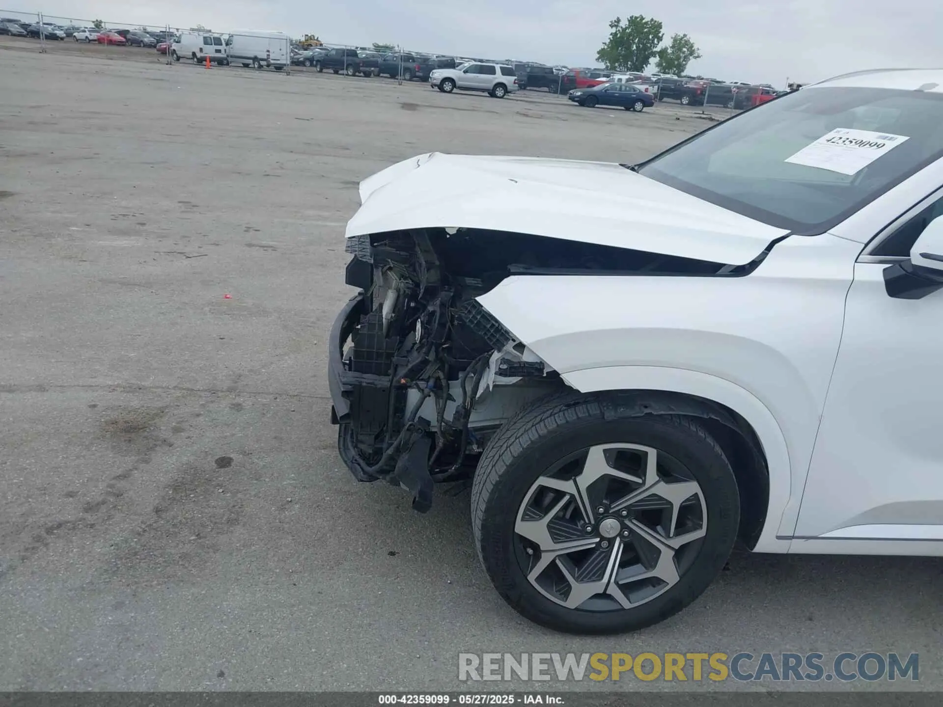 17 Photograph of a damaged car KM8R74HE1MU253459 HYUNDAI PALISADE 2021