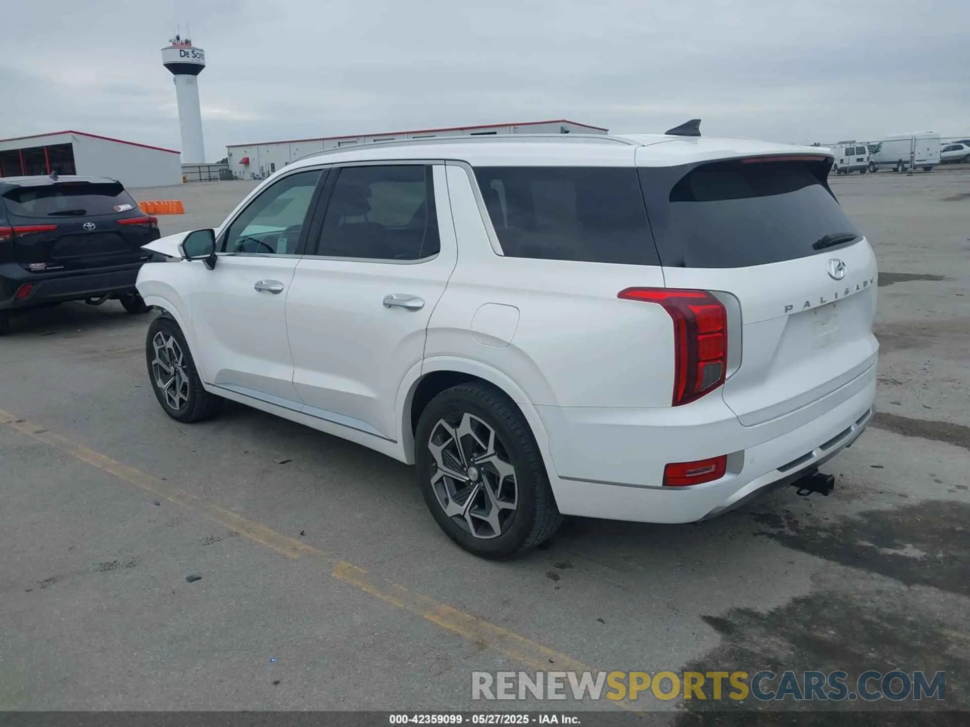 3 Photograph of a damaged car KM8R74HE1MU253459 HYUNDAI PALISADE 2021