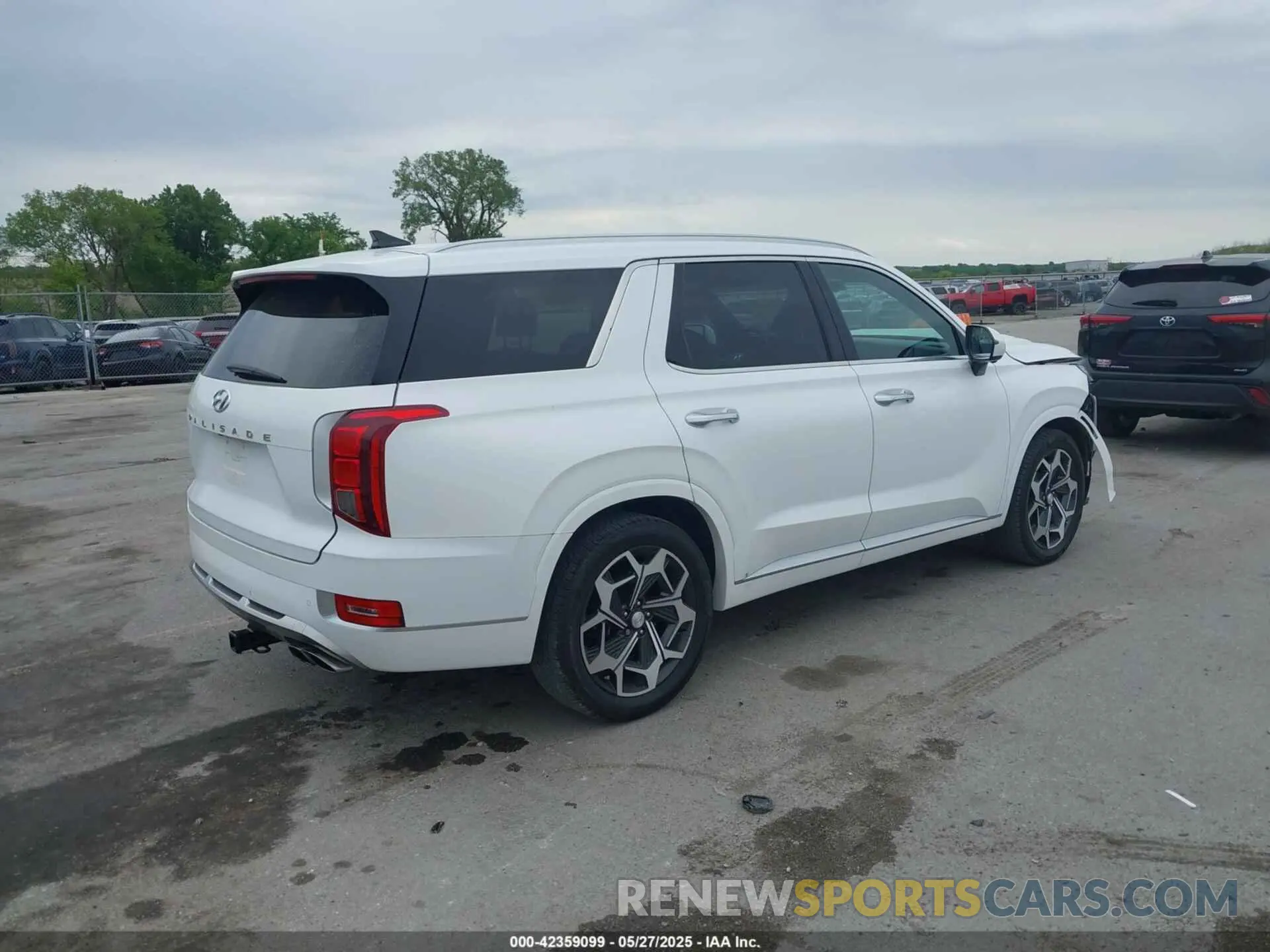 4 Photograph of a damaged car KM8R74HE1MU253459 HYUNDAI PALISADE 2021