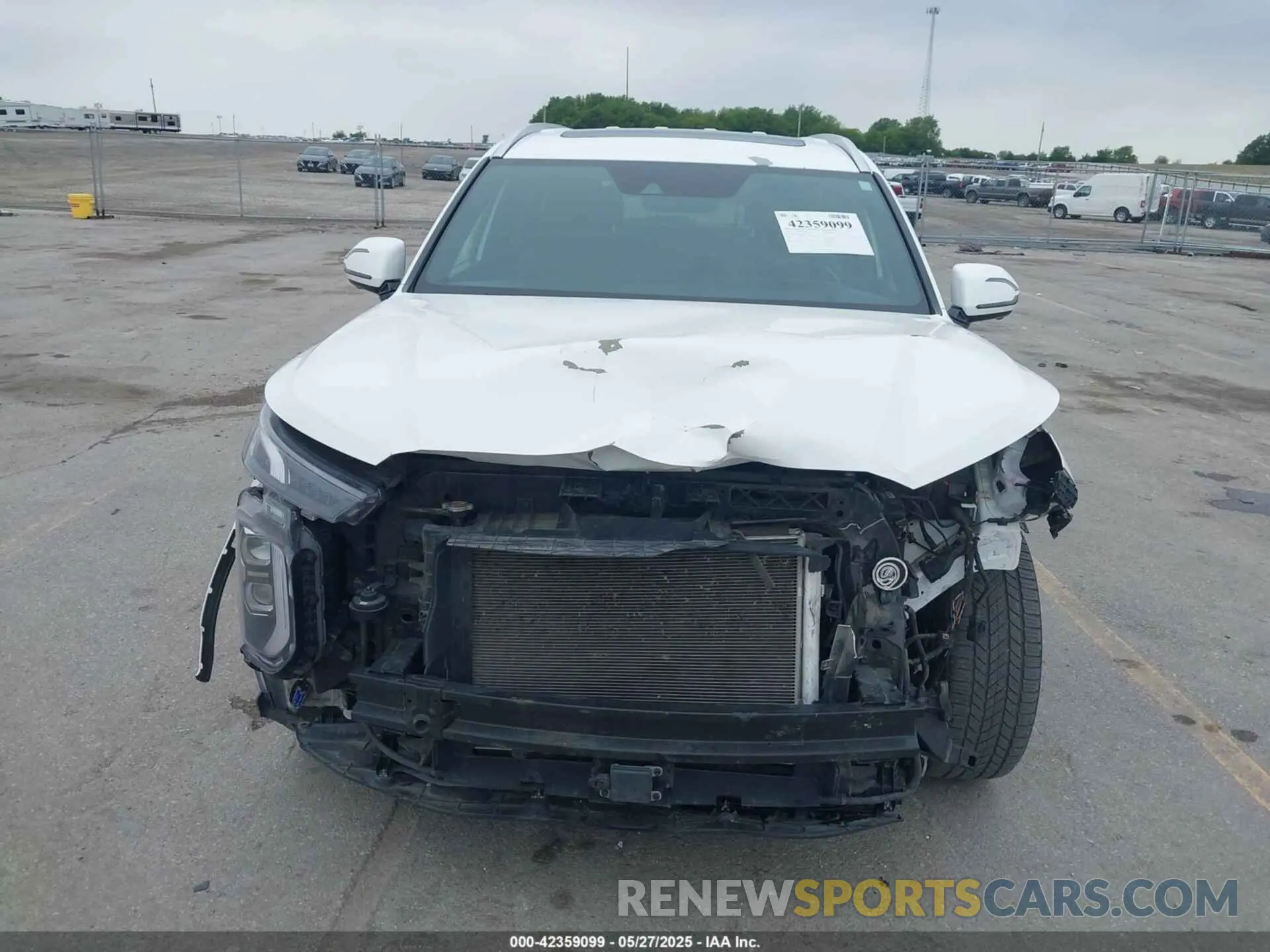 6 Photograph of a damaged car KM8R74HE1MU253459 HYUNDAI PALISADE 2021