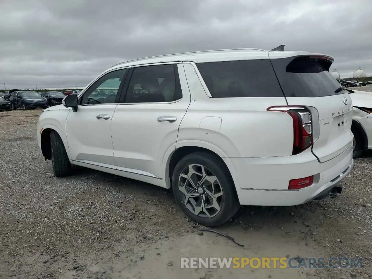 2 Photograph of a damaged car KM8R74HE3MU295647 HYUNDAI PALISADE 2021