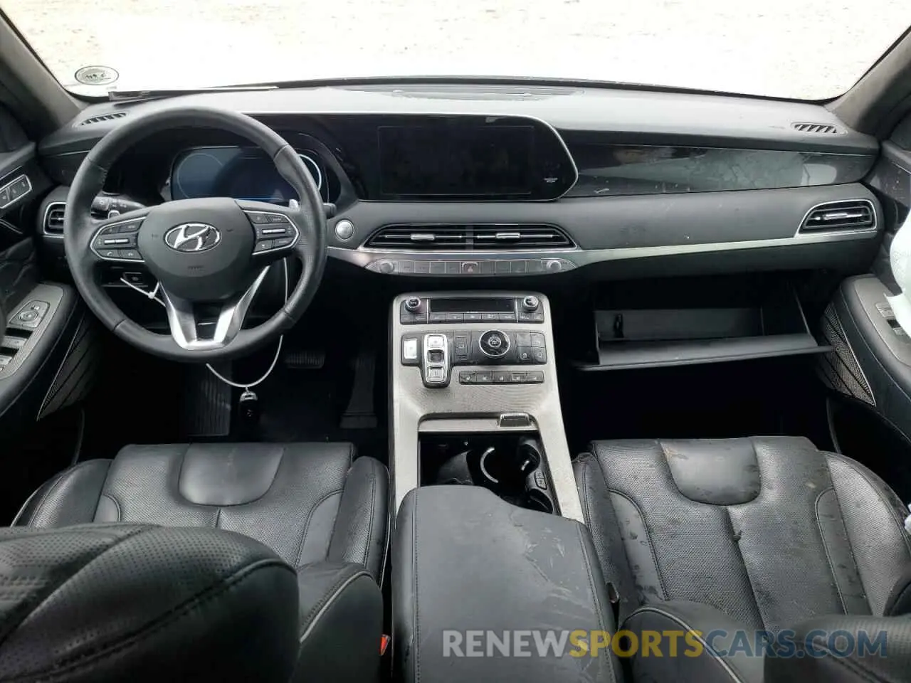 8 Photograph of a damaged car KM8R74HE3MU295647 HYUNDAI PALISADE 2021