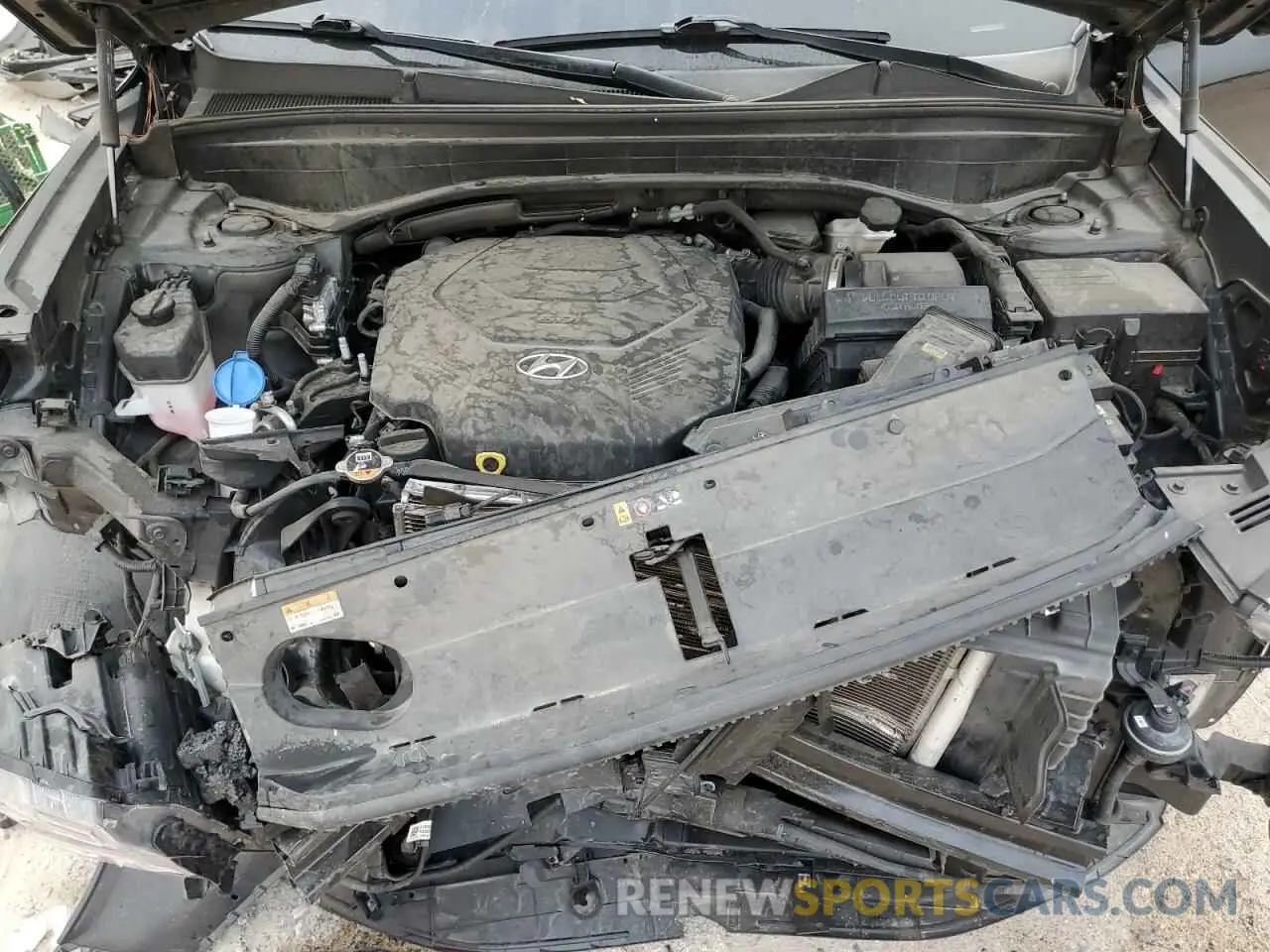 14 Photograph of a damaged car KM8R74HE5MU324307 HYUNDAI PALISADE 2021