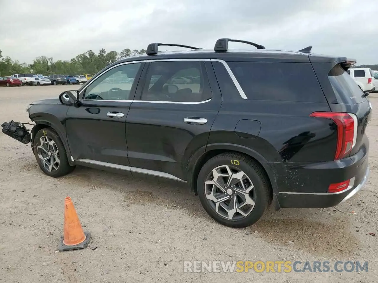 2 Photograph of a damaged car KM8R74HE5MU324307 HYUNDAI PALISADE 2021