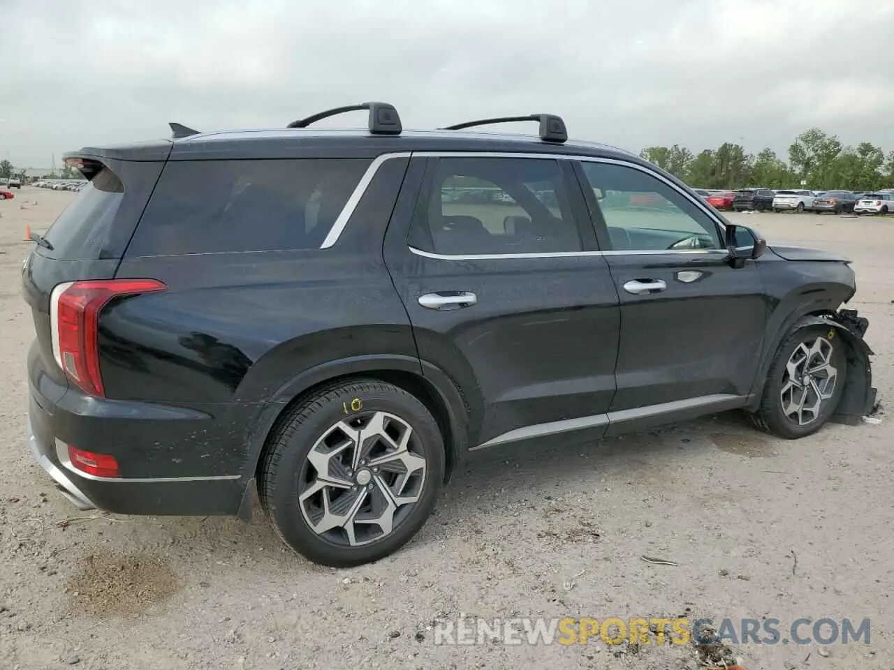 3 Photograph of a damaged car KM8R74HE5MU324307 HYUNDAI PALISADE 2021