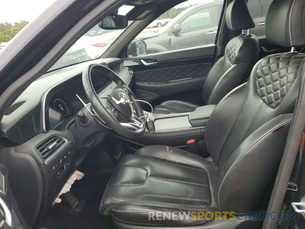 7 Photograph of a damaged car KM8R74HE5MU324307 HYUNDAI PALISADE 2021