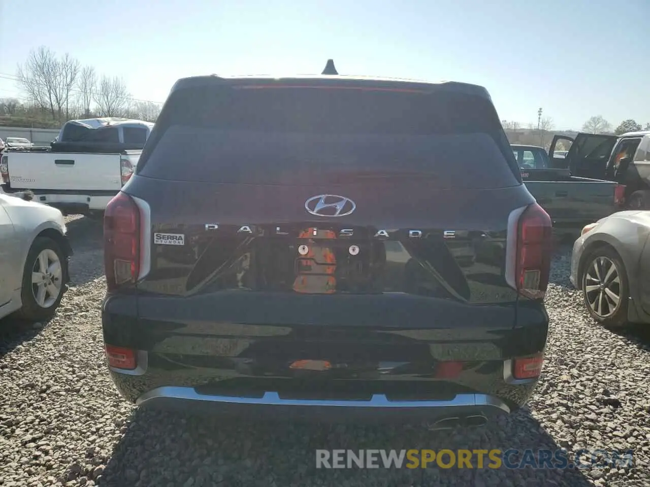 6 Photograph of a damaged car KM8R74HE7MU318671 HYUNDAI PALISADE 2021