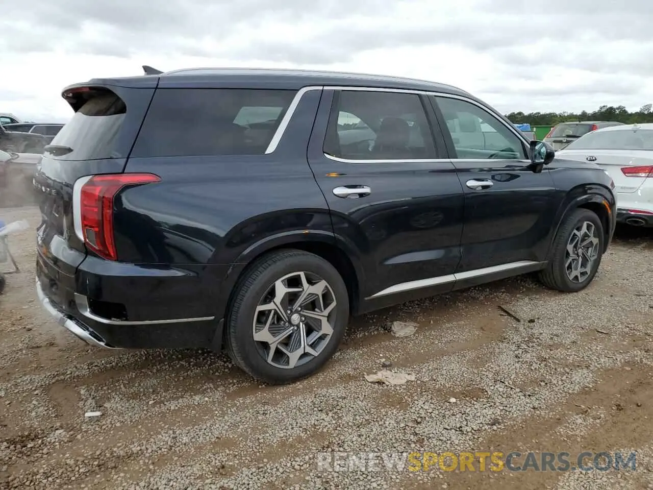 3 Photograph of a damaged car KM8R74HE7MU324910 HYUNDAI PALISADE 2021