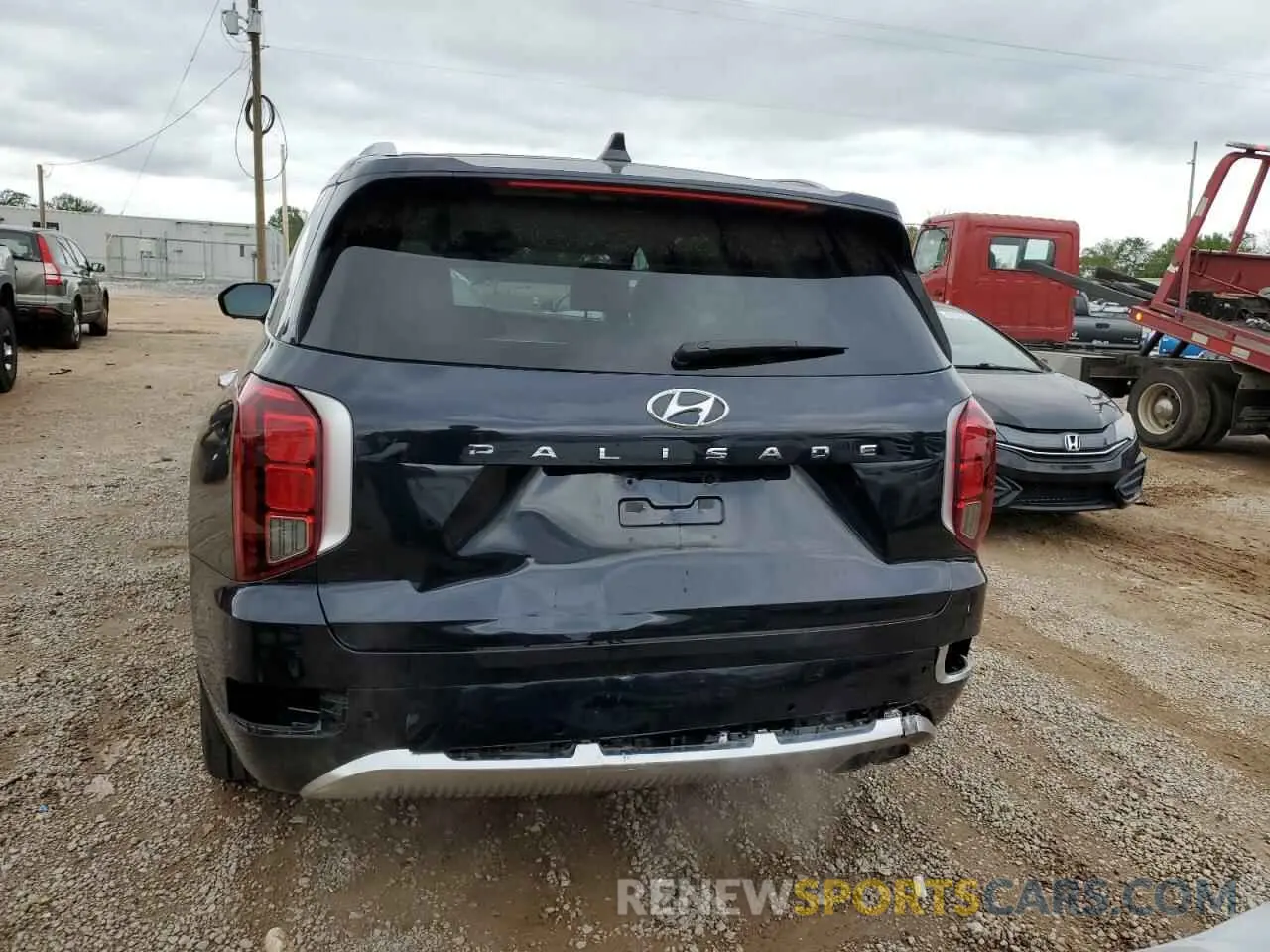 6 Photograph of a damaged car KM8R74HE7MU324910 HYUNDAI PALISADE 2021