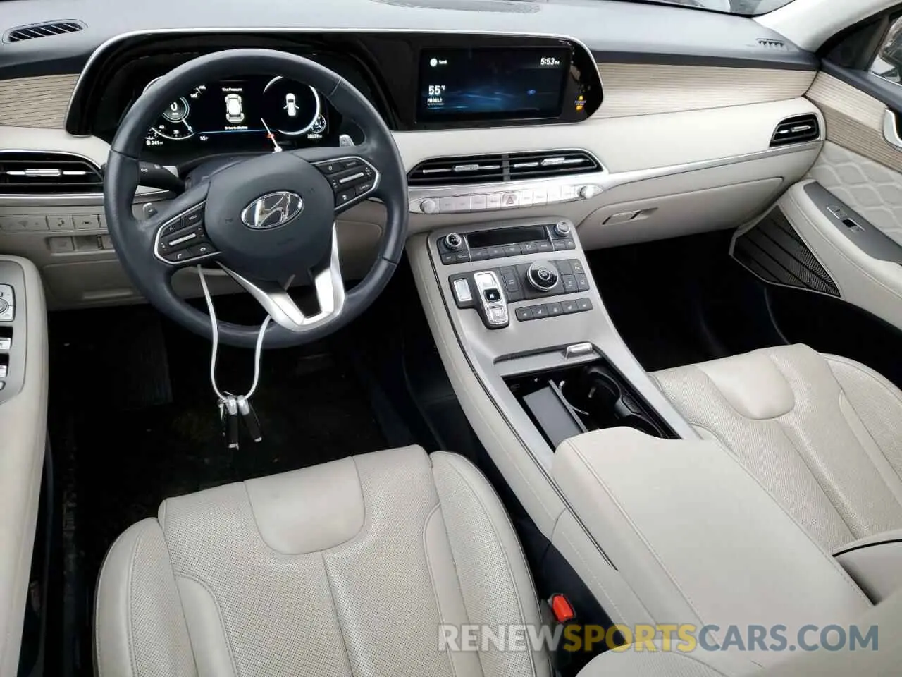 8 Photograph of a damaged car KM8R74HE7MU324910 HYUNDAI PALISADE 2021