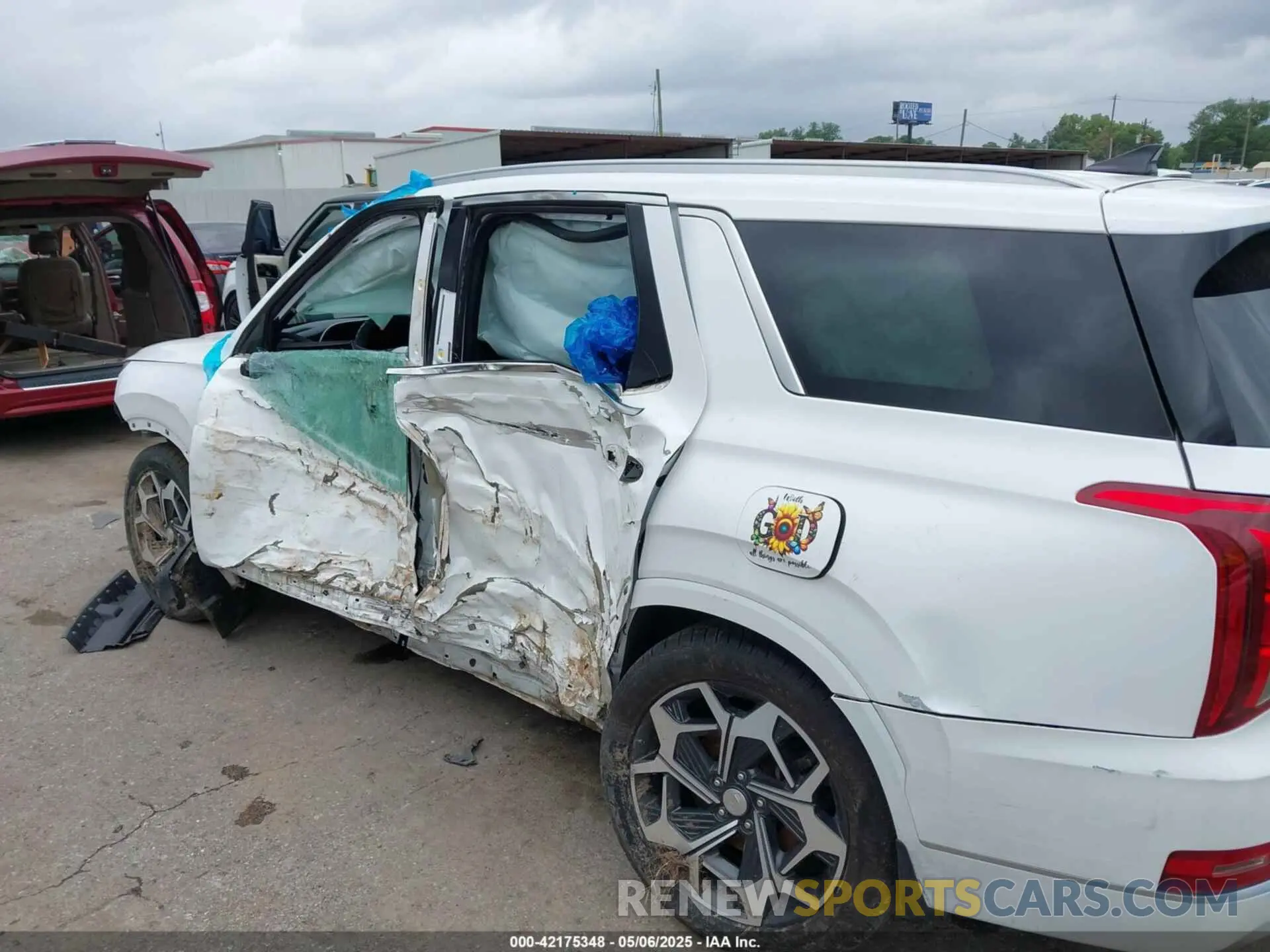 6 Photograph of a damaged car KM8R74HEXMU256974 HYUNDAI PALISADE 2021