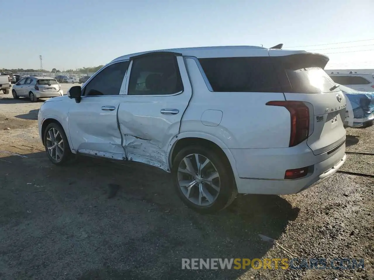 2 Photograph of a damaged car KM8R7DHE0MU314204 HYUNDAI PALISADE 2021