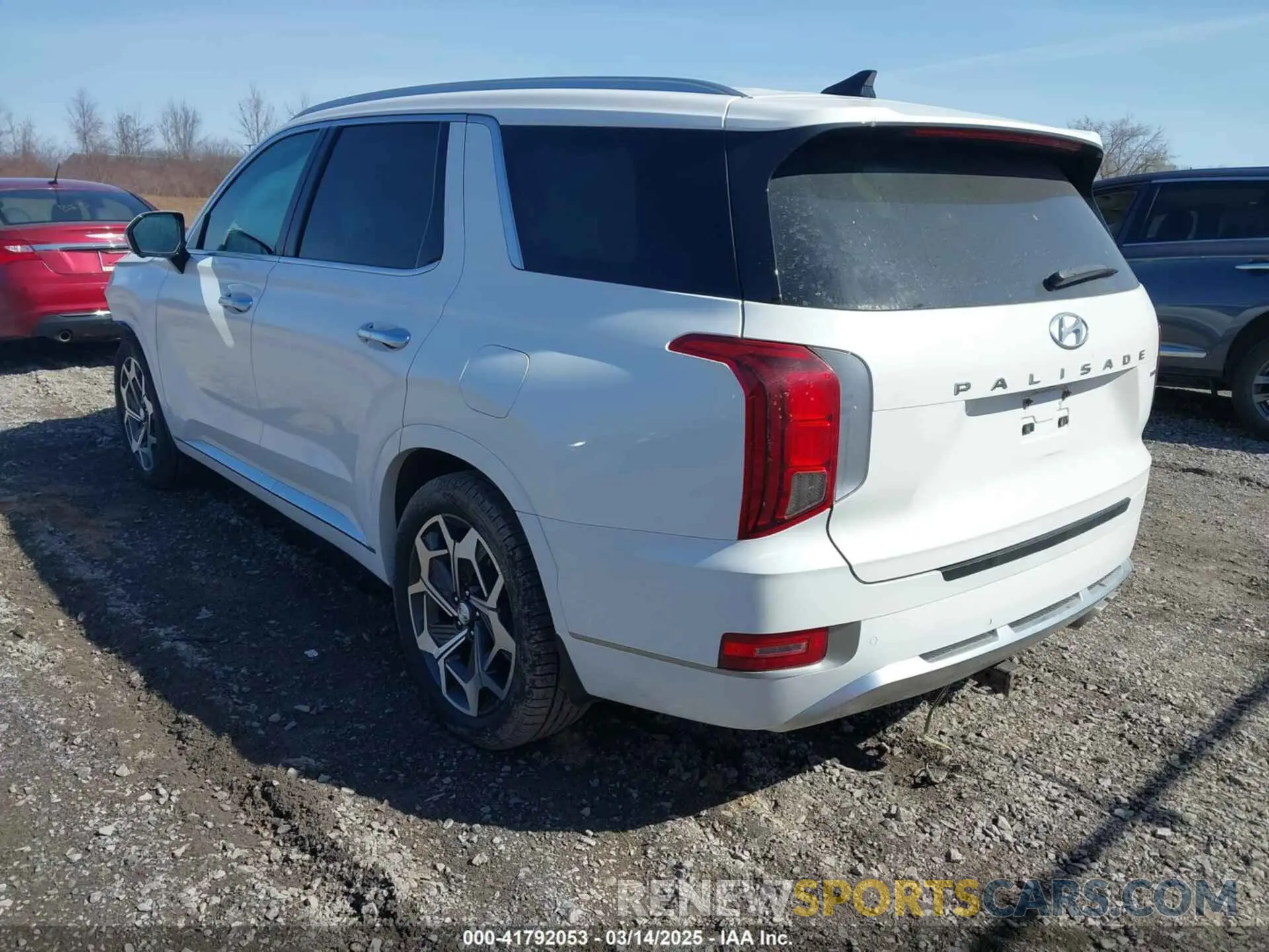 3 Photograph of a damaged car KM8R7DHE1MU275087 HYUNDAI PALISADE 2021