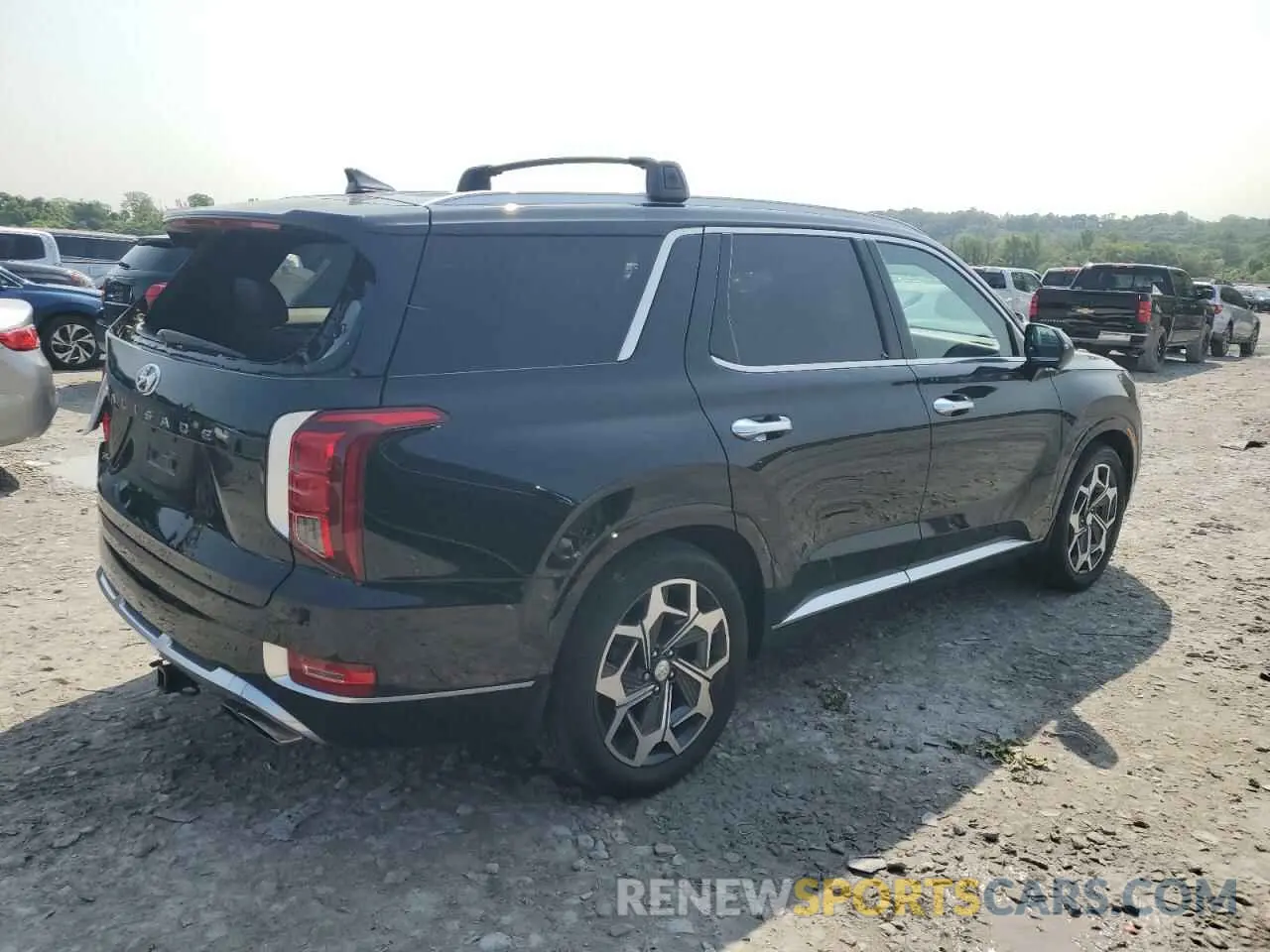 3 Photograph of a damaged car KM8R7DHE3MU178747 HYUNDAI PALISADE 2021