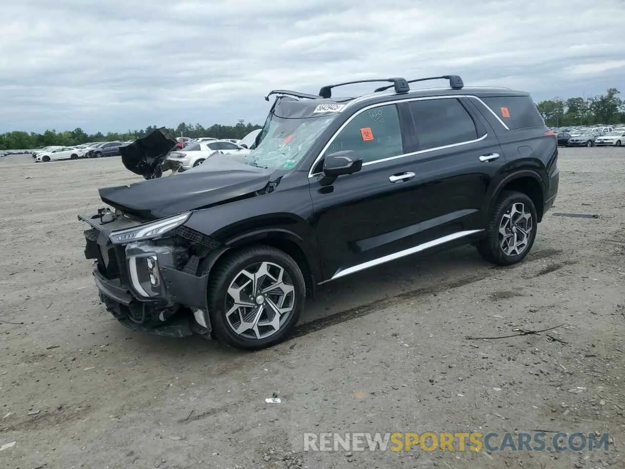 1 Photograph of a damaged car KM8R7DHE5MU245218 HYUNDAI PALISADE 2021