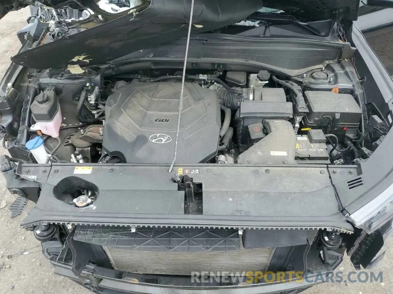 12 Photograph of a damaged car KM8R7DHE5MU245218 HYUNDAI PALISADE 2021