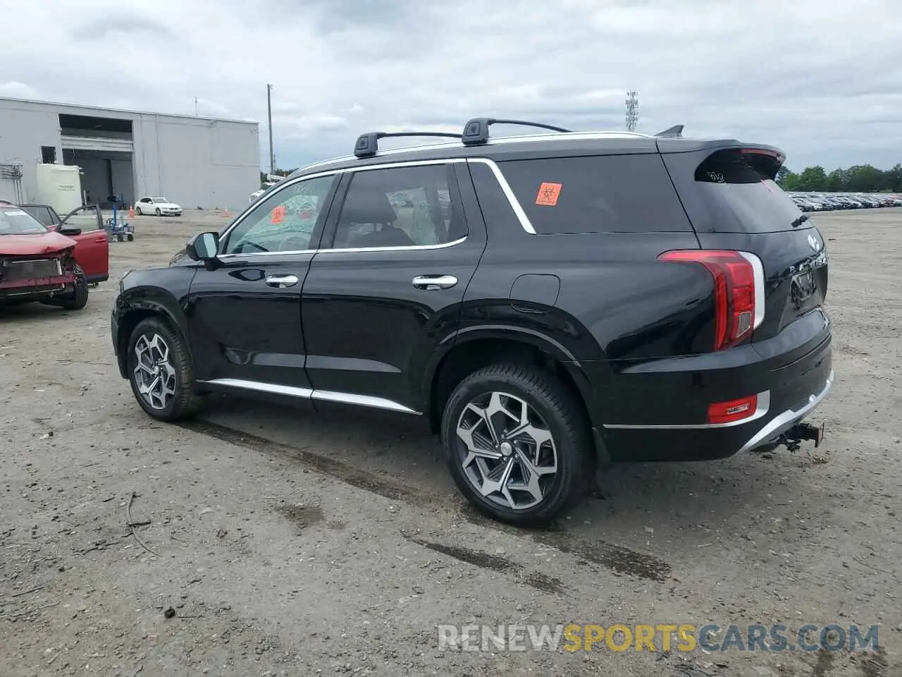 2 Photograph of a damaged car KM8R7DHE5MU245218 HYUNDAI PALISADE 2021