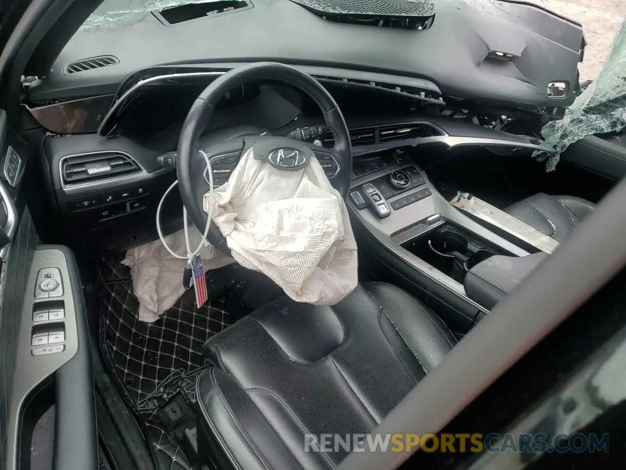 8 Photograph of a damaged car KM8R7DHE5MU245218 HYUNDAI PALISADE 2021
