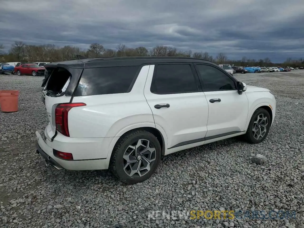 3 Photograph of a damaged car KM8R7DHE5MU266831 HYUNDAI PALISADE 2021