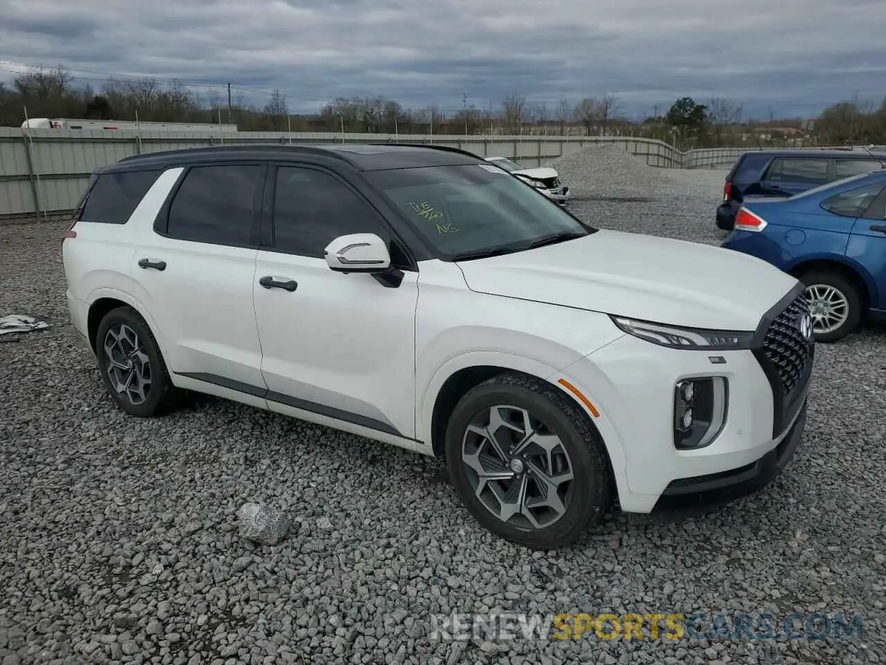 4 Photograph of a damaged car KM8R7DHE5MU266831 HYUNDAI PALISADE 2021