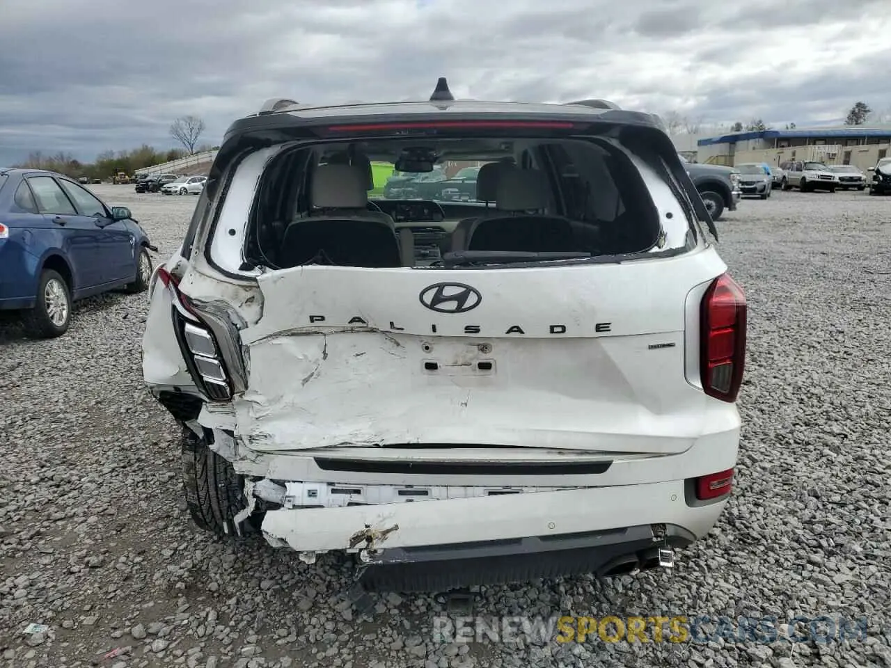 6 Photograph of a damaged car KM8R7DHE5MU266831 HYUNDAI PALISADE 2021