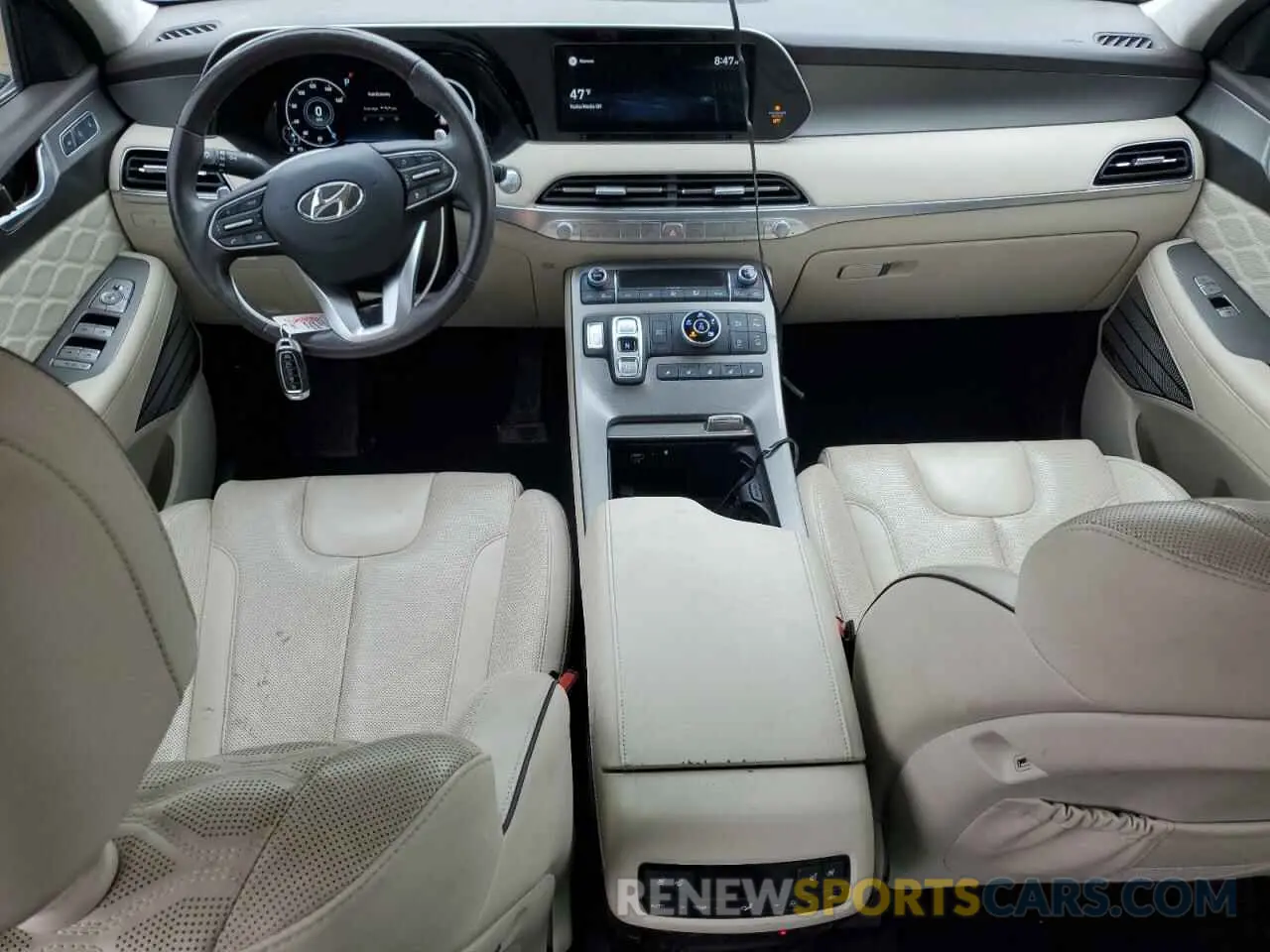 8 Photograph of a damaged car KM8R7DHE6MU274792 HYUNDAI PALISADE 2021