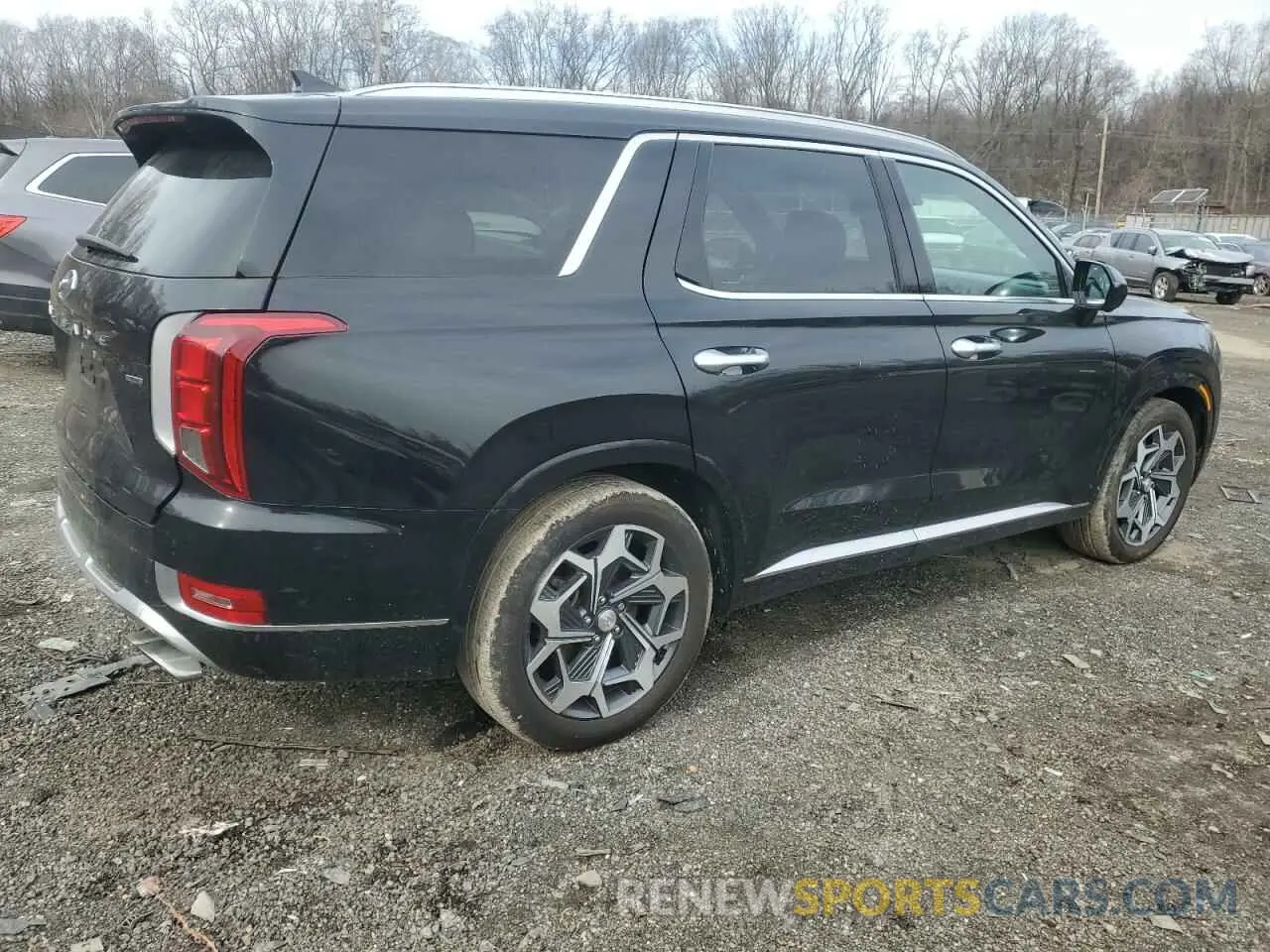 3 Photograph of a damaged car KM8R7DHE6MU277644 HYUNDAI PALISADE 2021