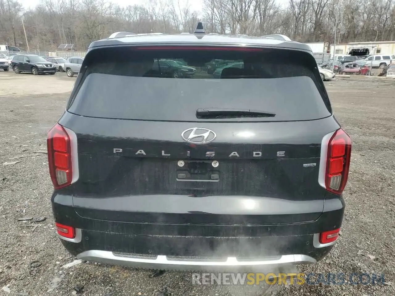 6 Photograph of a damaged car KM8R7DHE6MU277644 HYUNDAI PALISADE 2021