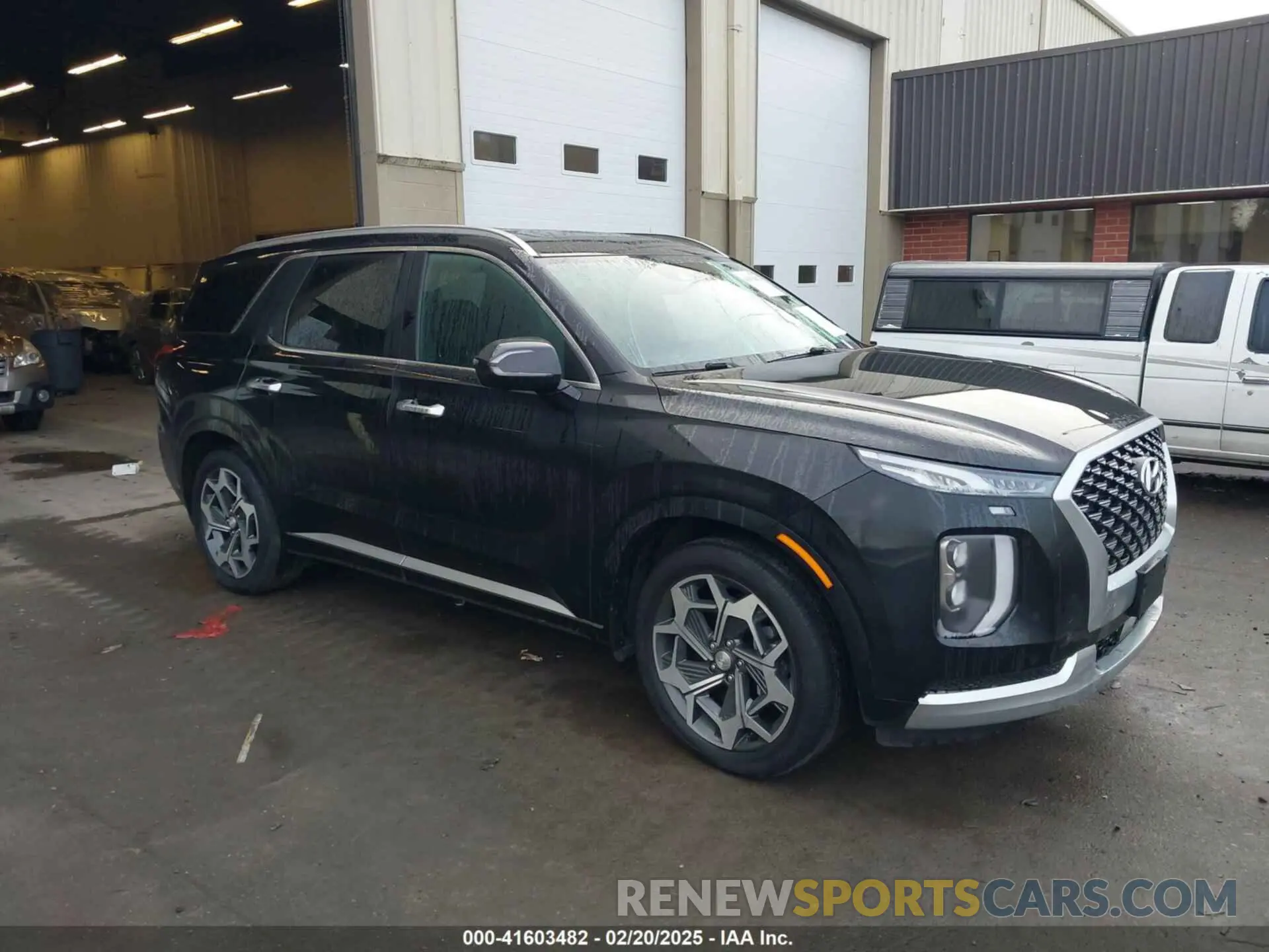 1 Photograph of a damaged car KM8R7DHE7MU271612 HYUNDAI PALISADE 2021