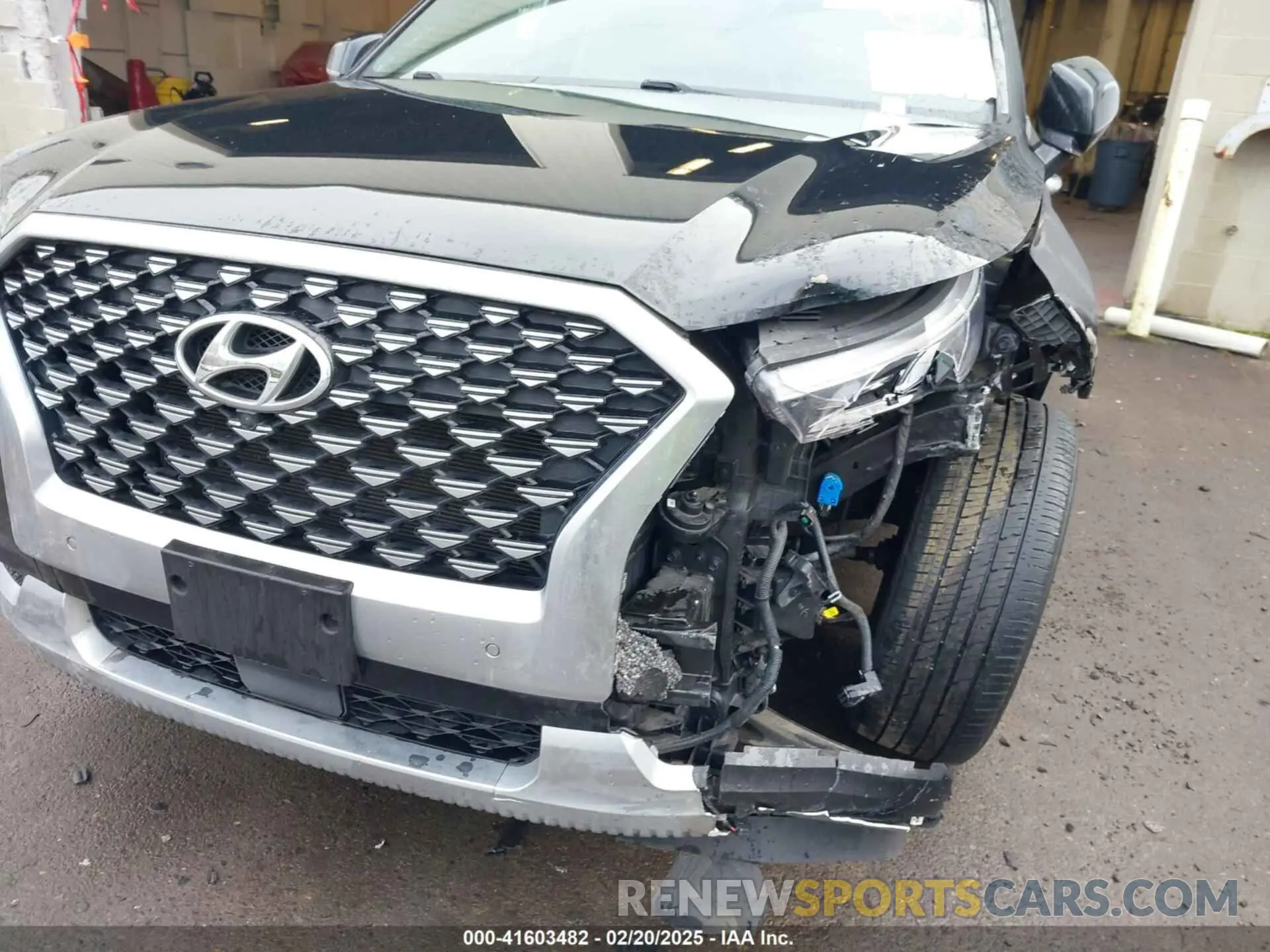 19 Photograph of a damaged car KM8R7DHE7MU271612 HYUNDAI PALISADE 2021