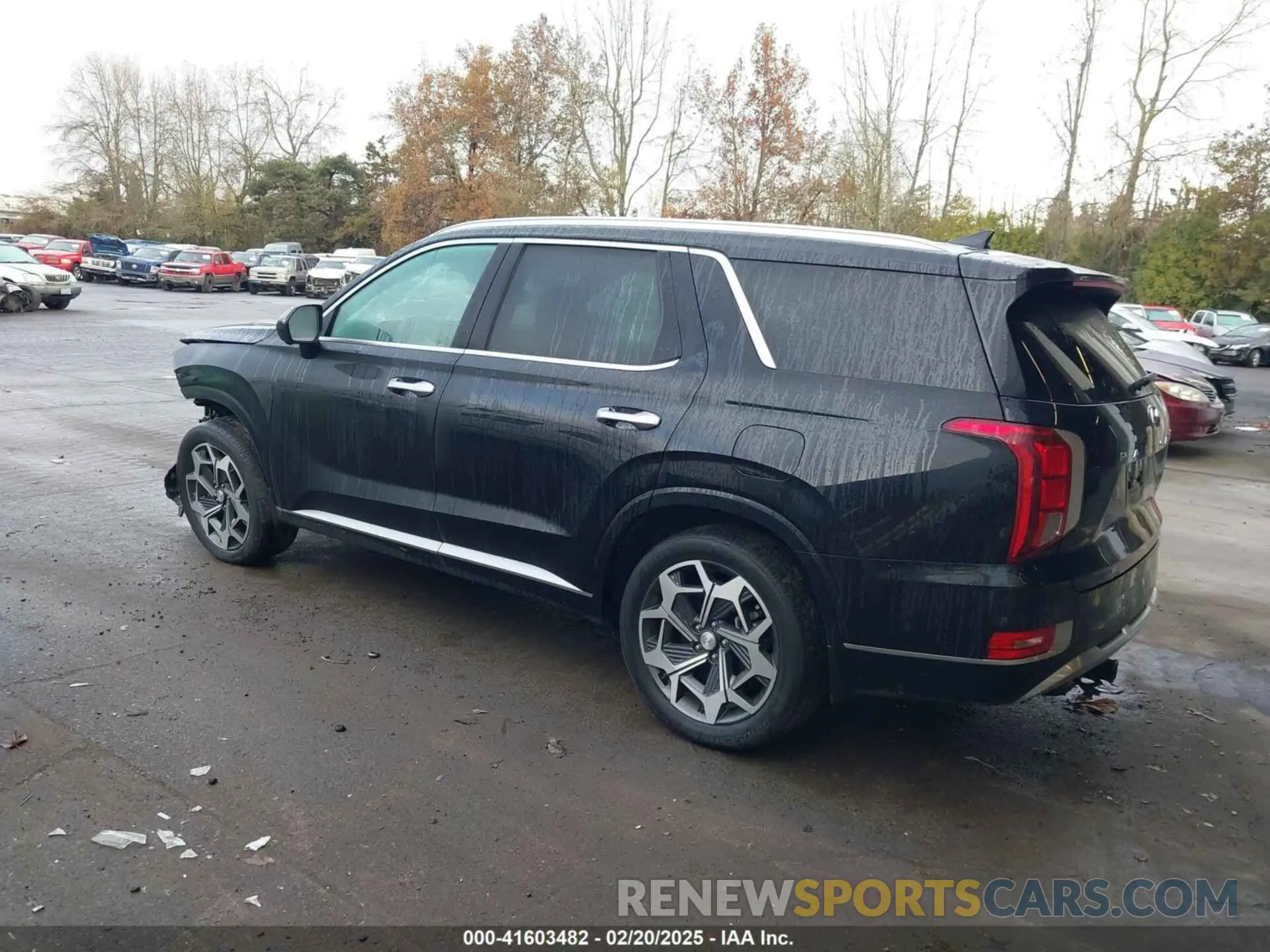 3 Photograph of a damaged car KM8R7DHE7MU271612 HYUNDAI PALISADE 2021