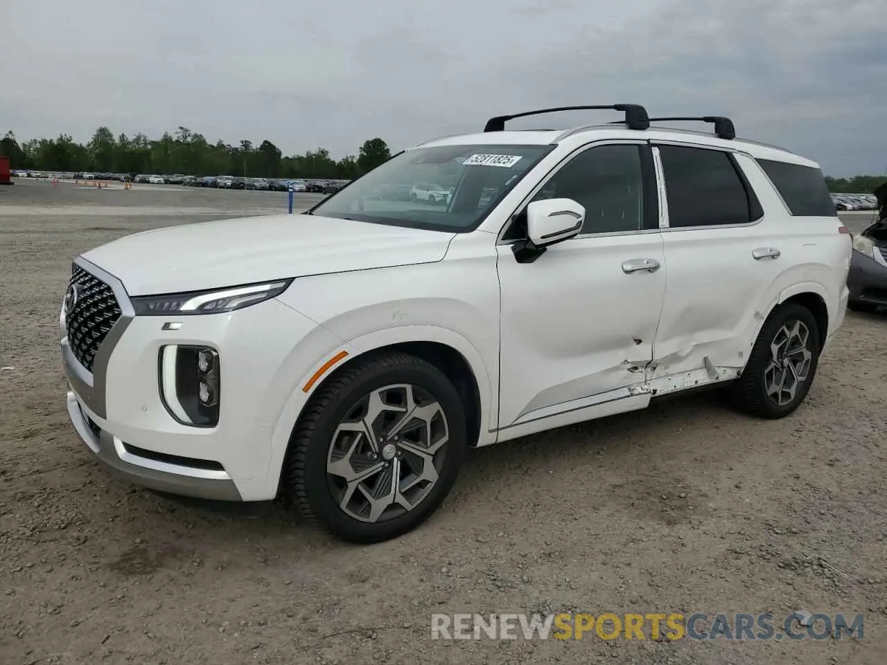 1 Photograph of a damaged car KM8R7DHE8MU233127 HYUNDAI PALISADE 2021