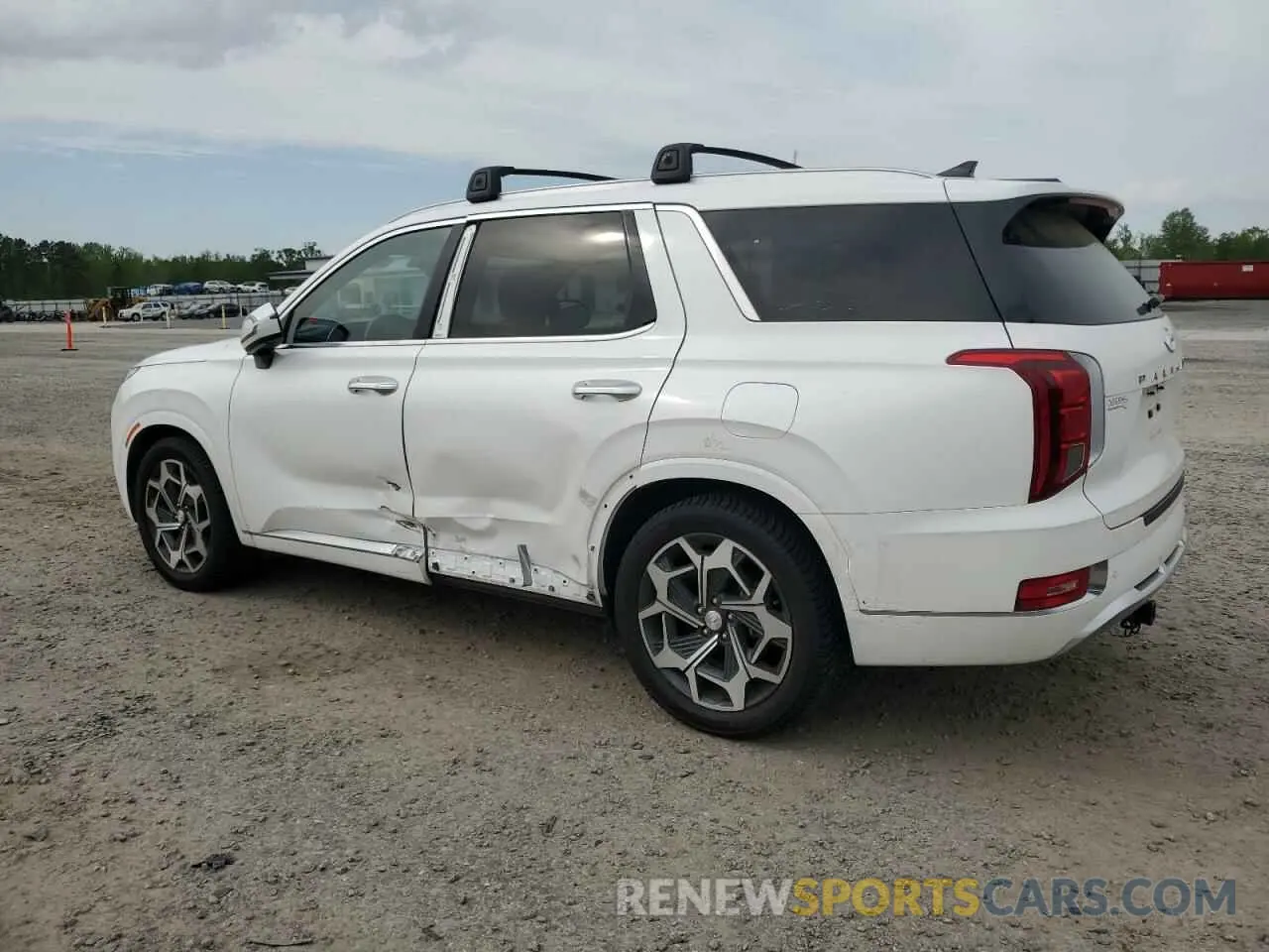2 Photograph of a damaged car KM8R7DHE8MU233127 HYUNDAI PALISADE 2021
