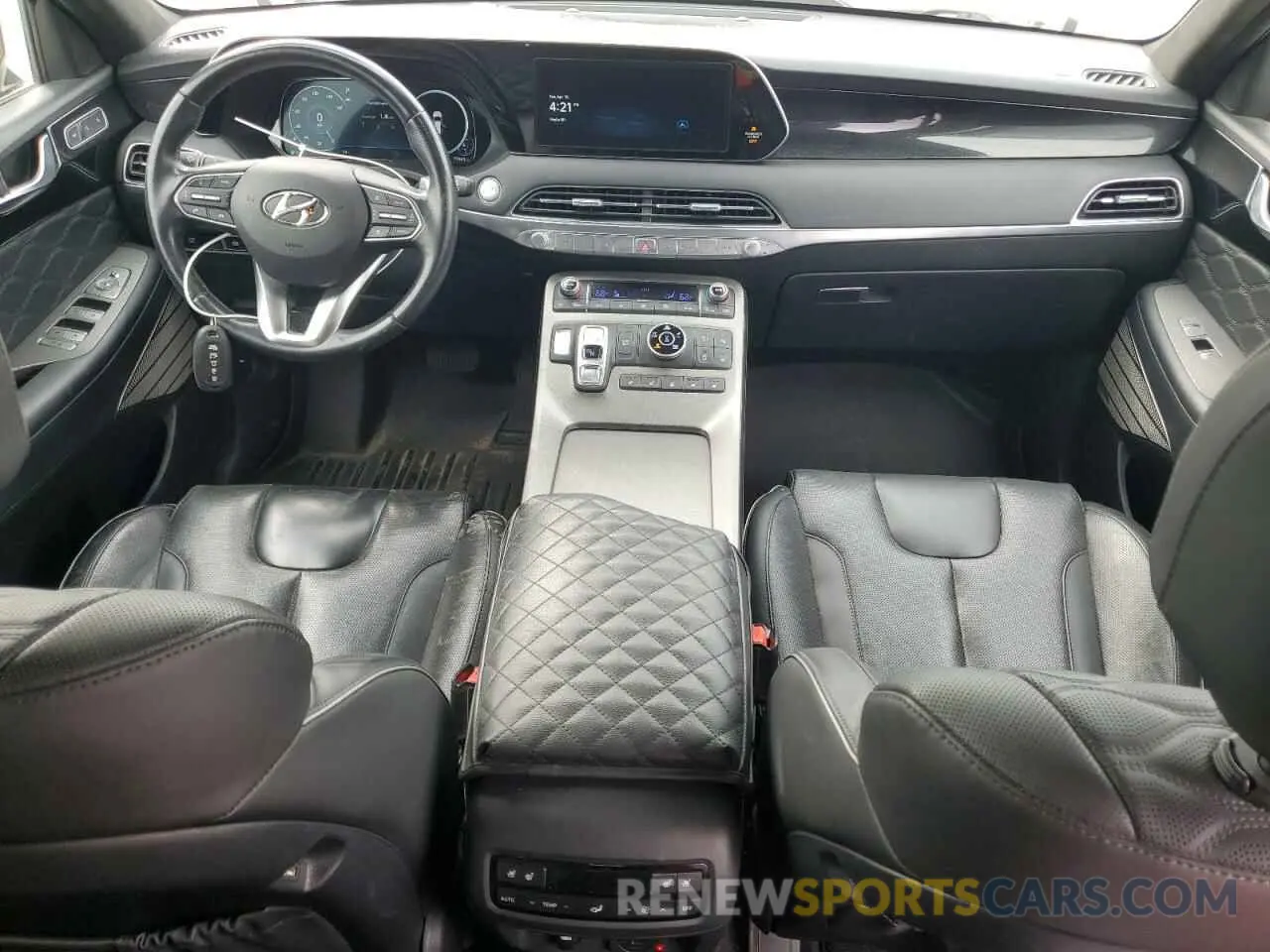 8 Photograph of a damaged car KM8R7DHE8MU233127 HYUNDAI PALISADE 2021