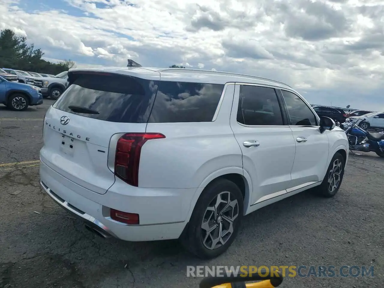 3 Photograph of a damaged car KM8R7DHE8MU318937 HYUNDAI PALISADE 2021