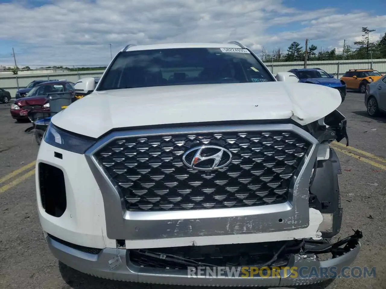 5 Photograph of a damaged car KM8R7DHE8MU318937 HYUNDAI PALISADE 2021