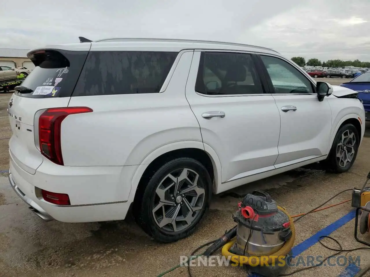 3 Photograph of a damaged car KM8R7DHE9MU225005 HYUNDAI PALISADE 2021