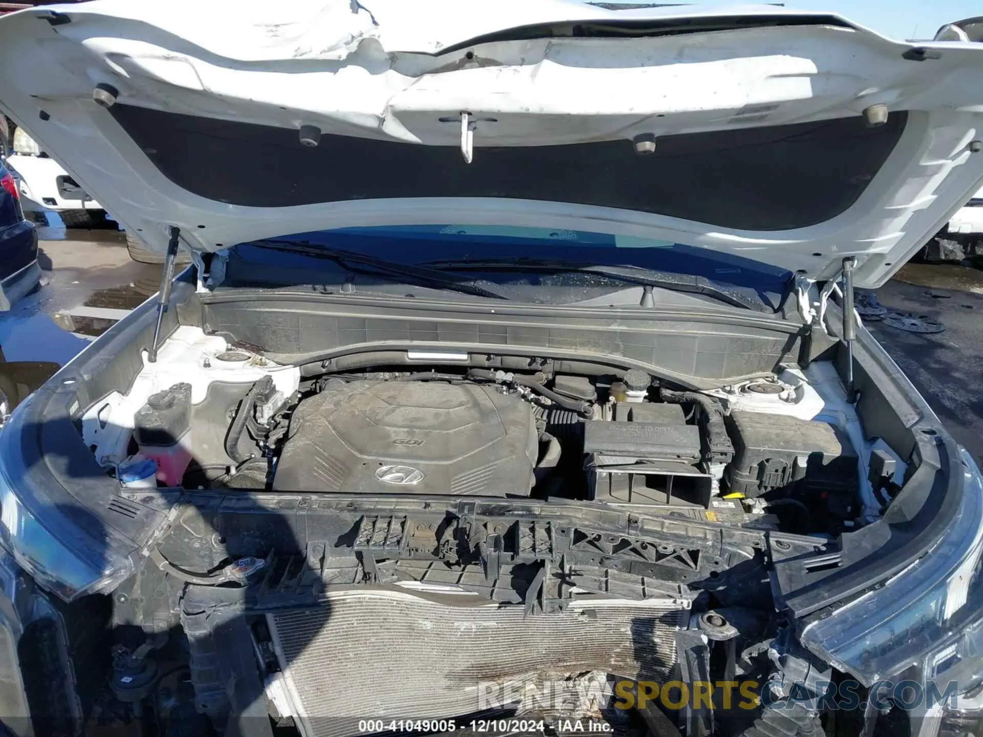 10 Photograph of a damaged car KM8R7DHE9MU227398 HYUNDAI PALISADE 2021