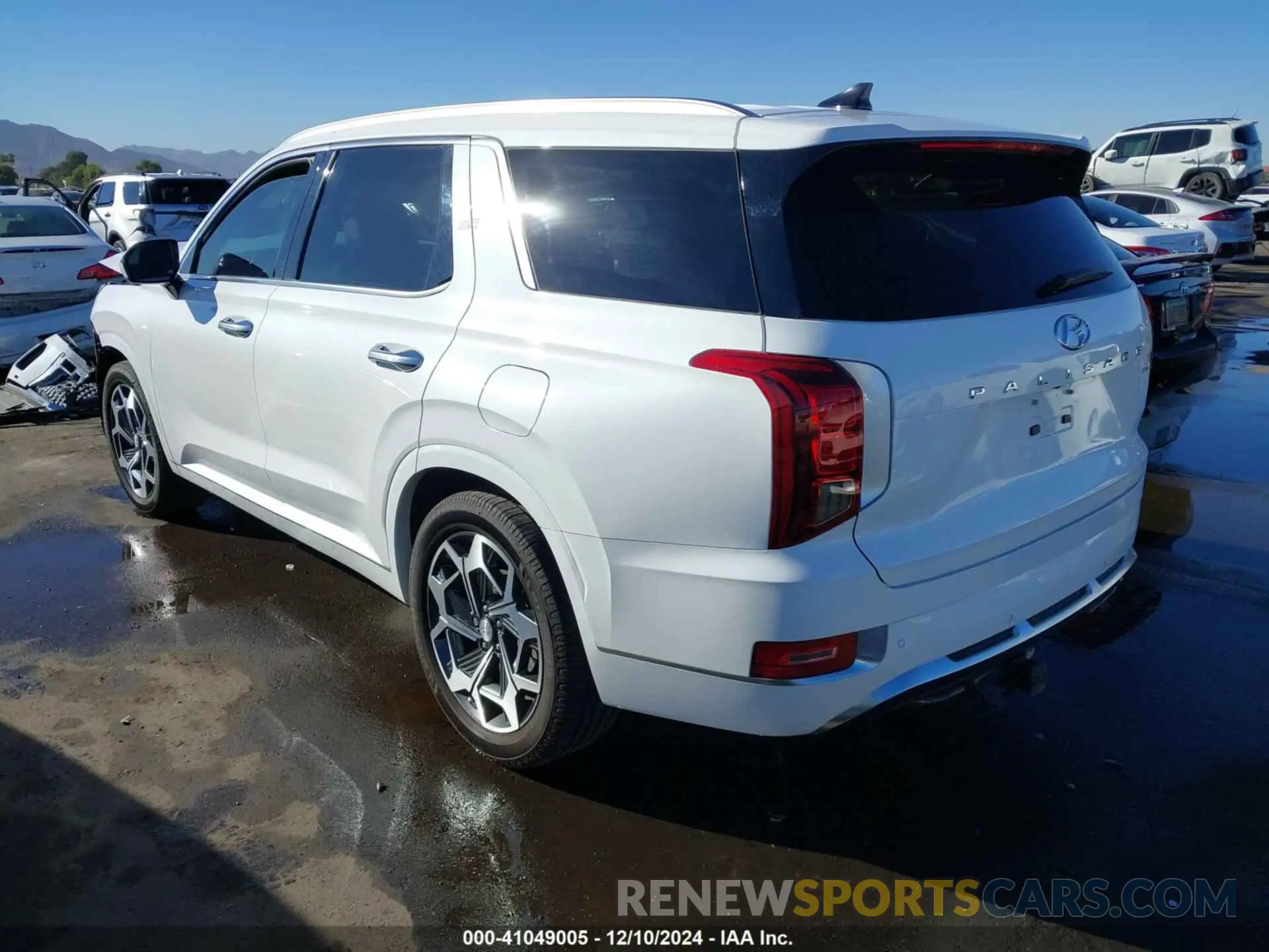 3 Photograph of a damaged car KM8R7DHE9MU227398 HYUNDAI PALISADE 2021