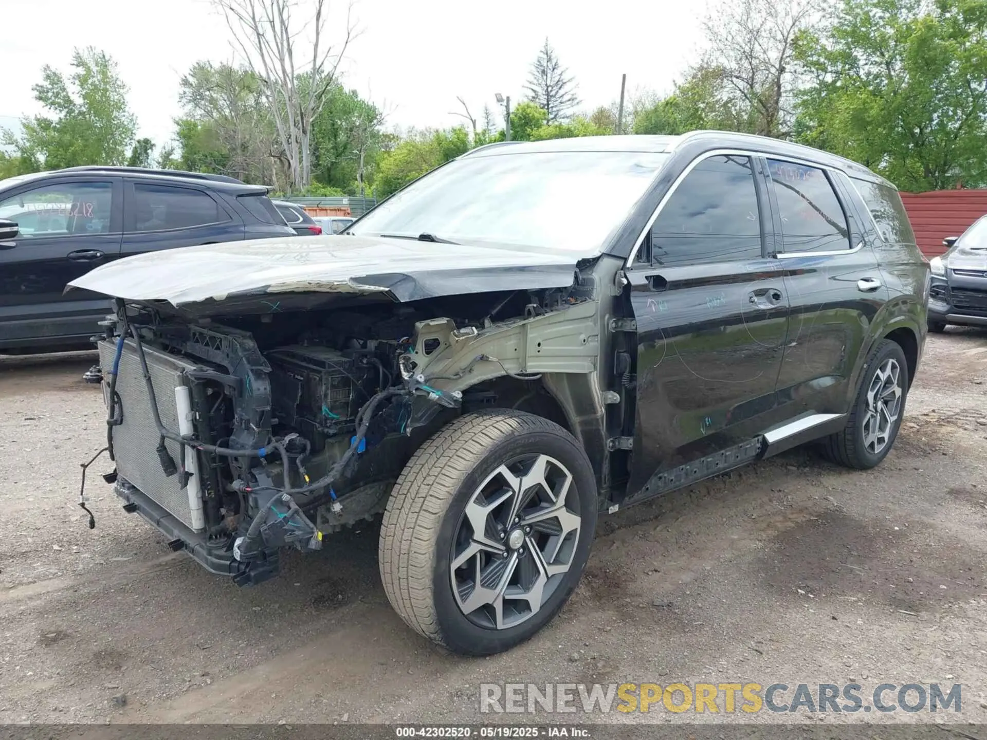 2 Photograph of a damaged car KM8R7DHE9MU246808 HYUNDAI PALISADE 2021