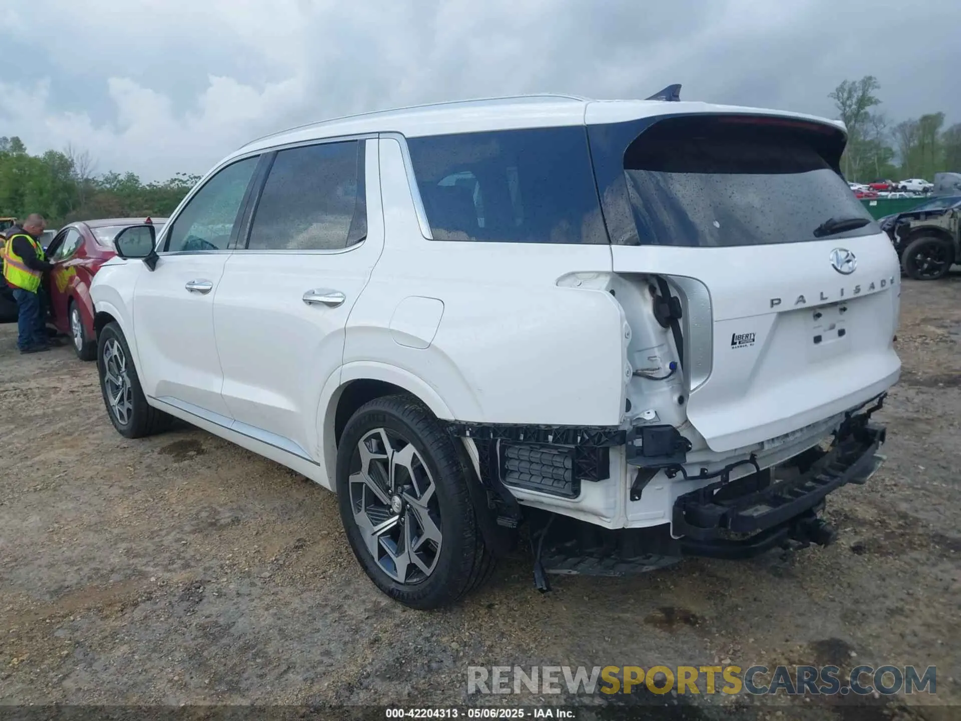 3 Photograph of a damaged car KM8R7DHEXMU183458 HYUNDAI PALISADE 2021