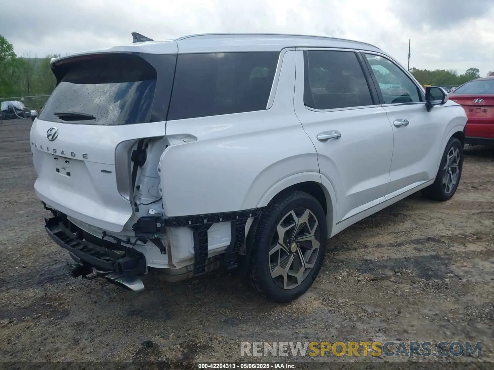4 Photograph of a damaged car KM8R7DHEXMU183458 HYUNDAI PALISADE 2021